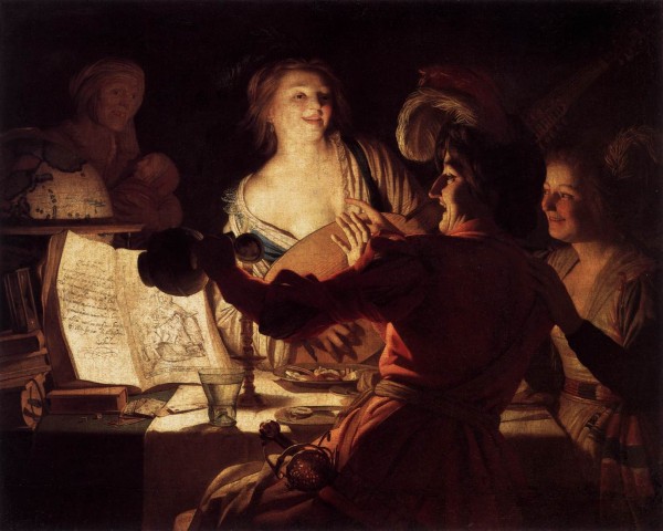 Merry Company by Gerrit van Honthorst